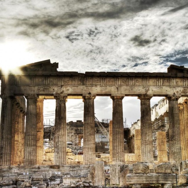 Acropolis Of Athens Photography Backdrops Architecture Background For ...