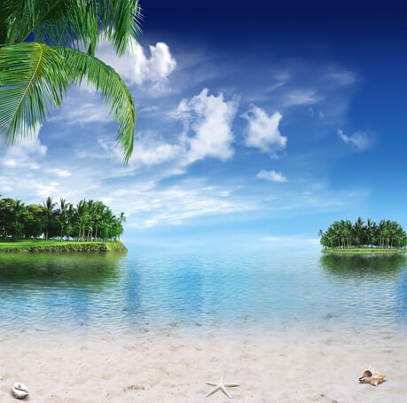 photography backdrops blue sky beach background